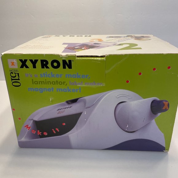 Xyron Model 510 Laminator Labels and Magnet Maker Crafts  MACHINE up to 5" wide - Picture 1 of 13